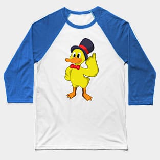 Duck with Hat Baseball T-Shirt